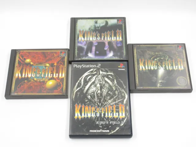 Kings Field 1 2 3 4 From Software Role Playing Game PS1 PS2 PlayStation Japan