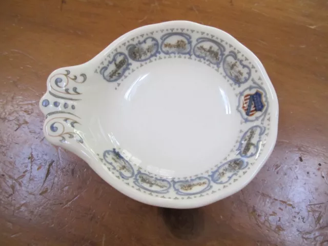 Syracuse China Old Ivory UNION PACIFIC RAILROAD ice cream dish
