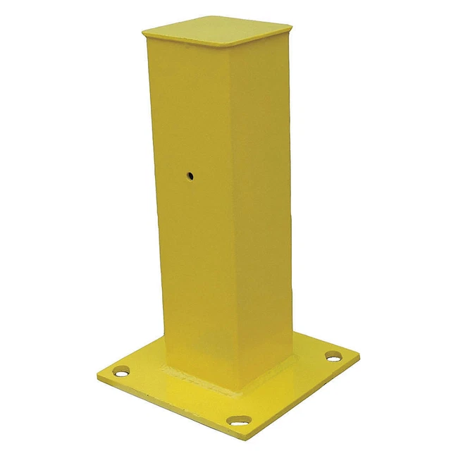 GRAINGER APPROVED 21XL98 Tubular Mounting Post,10 In x 18 In,Ylw