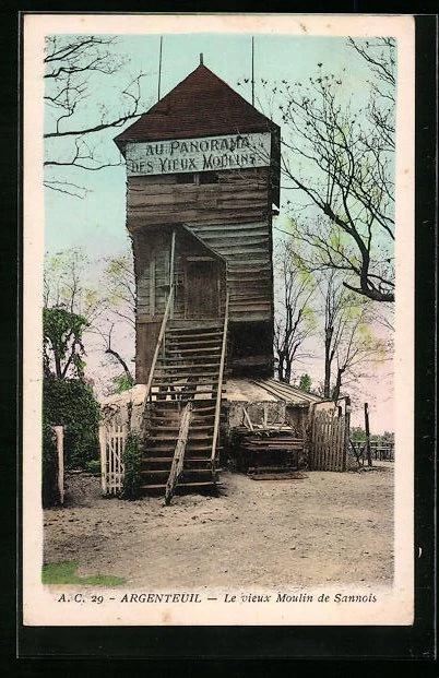 CPA Argenteuil, Le vieux Moulin de Sannois