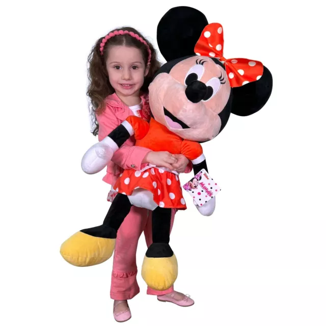 Riese Plüsch disney Minnie Classic Rot XXL 85 CM Original Mädchen Kind