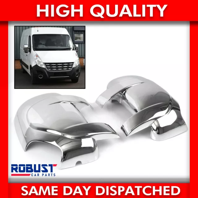 FOR RENAULT MASTER/NISSAN Nv400/Movano Chrome Wing Mirror Cover Abs  (2010-2021) £36.75 - PicClick UK