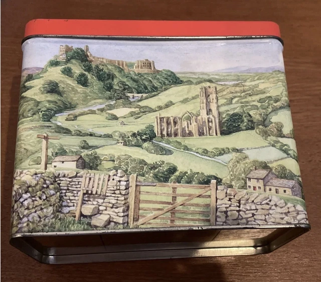 YORKSHIRE TEA TIN Caddy Taylors Of Harrogate Vintage Retro Tea Storage