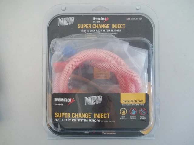 DIVERSITECH  991 Super Change Fast And Easy Refrigerant System Retrofit
