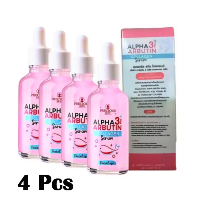 4 suero de colágeno alfa arbutina para piel preciosa 50 ml reduce las manchas oscuras pecas