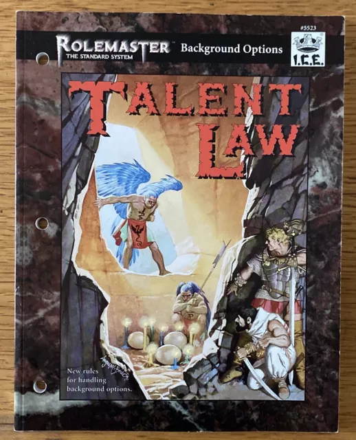 Rolemaster Talent Law ICE #5523 Eisenkrone Softback Edition SELTEN