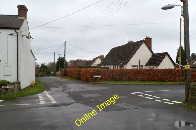 Photo 6x4 The Purples, Coalway Viewed from Old Road. The street name sign c2011