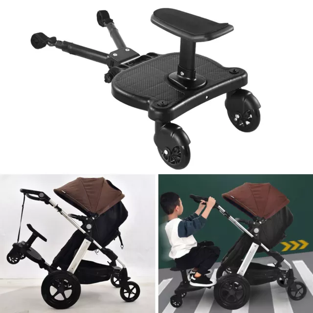 Baby Jogger Glider Board 2 in 1 Kid Stroller Board with Dismountable Seat