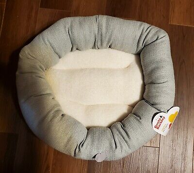 Boots & Barkley Rectangular Cuddler Faux Linen Small Dog/Cat Bed