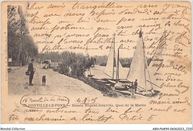 ABNP6-94-0539 - JOINVILLE-LE-PONT - bassin NOGENT-JOINVILLE - quai de la ma