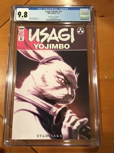 Usagi Yojimbo #15 Santolouco 1:10 Variant Cover CGC 9.8 ! VHTF