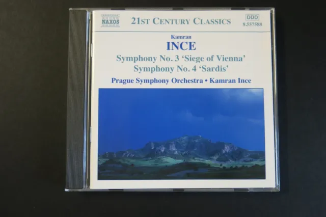 Kamran Ince - Symphony No's 3 and 4 - Prague SO / Ince - Naxos CD