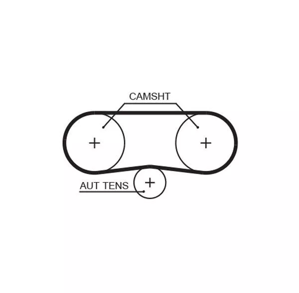 Courroie De Distribution Audi A2 1.4,Vw Golf Vi 1.4,Seat Ibiza Iii 1.4 16V