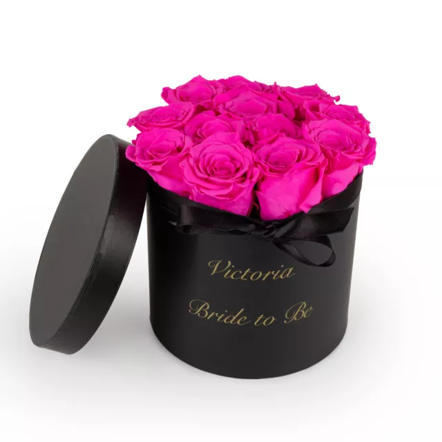 Mothers day ROSES  Eternity Roses, Infinity Roses  in PERSONALISED BOX