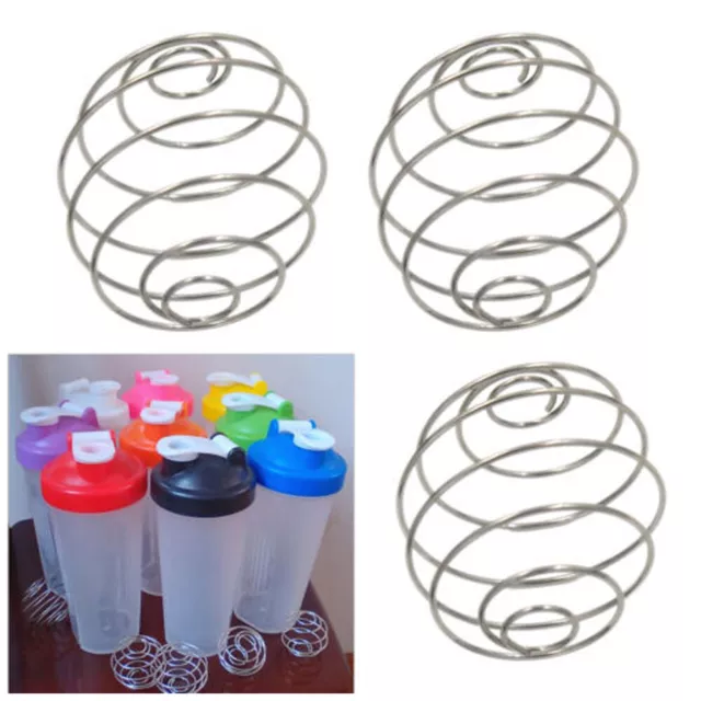 1 x Protein Wire Mixing Mixer Ball Whisk Ball For Shaker Drink Bottle Cup