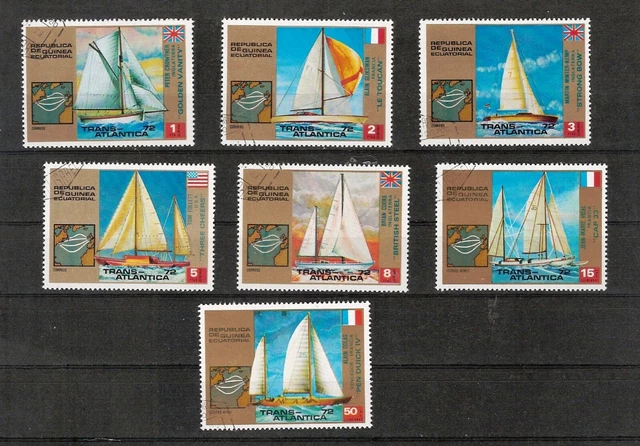 Motivmarken  Äquatorial-Guinea, Segeln,  Trans Atlantica