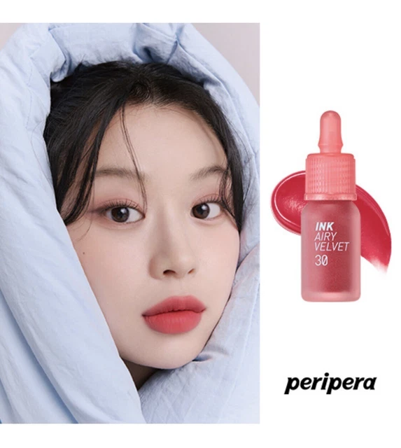 [Maquillaje Coreano] Tinta Peripera The Airy Terciopelo 4g 30 Cereza Despertar
