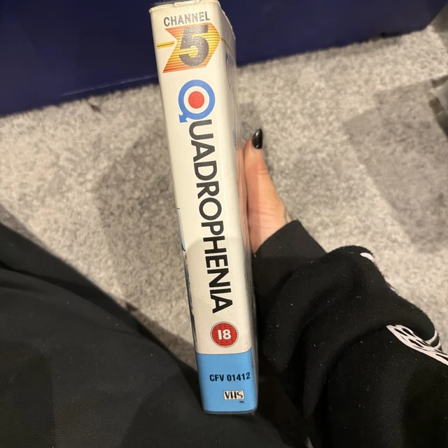 QUADROPHENIA VHS VIDEO Cassette Tape A Way of Life Cert 18 Film 1986 £5 ...