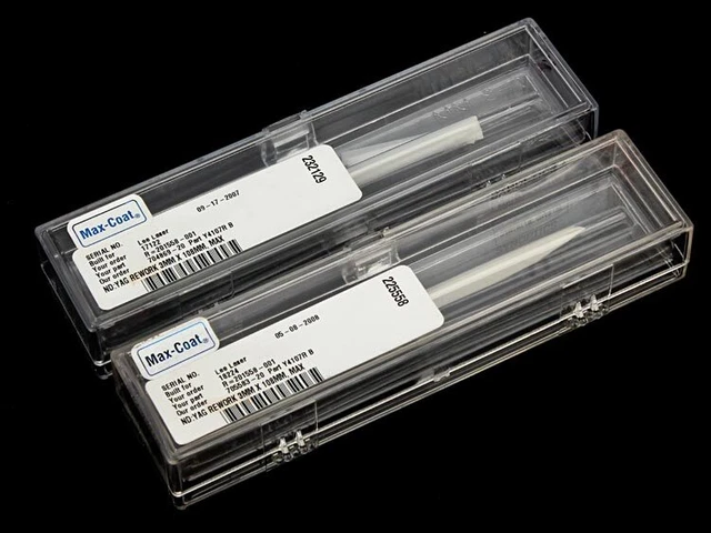 Lot 2 Northrop Grumman ND:YAG REWORK 3mm x 108mm Max Laser Pump Lamp Crystal Rod