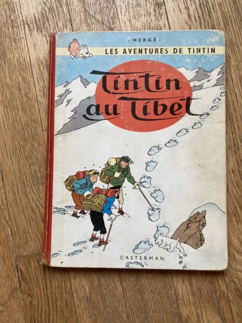 Bd tintin Hergé « tintin au Tibet » b34 bon etat général