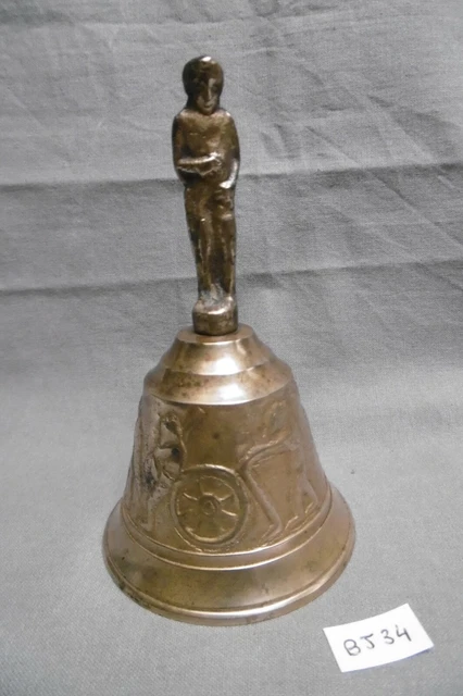 Cloche de temple indienne en laiton doré | Déco zen spirituelle