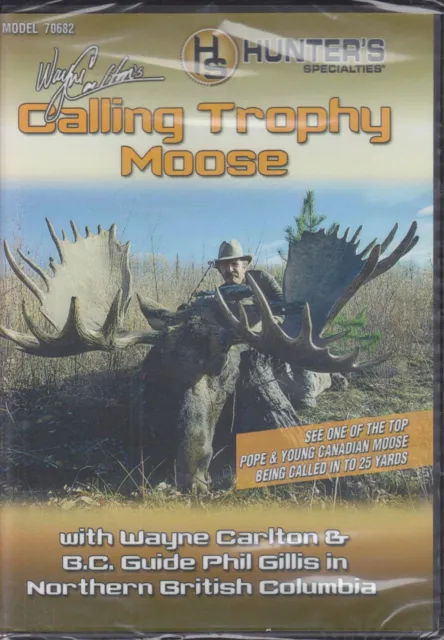 Carlton's Calls Calling Trophy Moose DVD Hunter's Specialties Wayne Carlton NEW