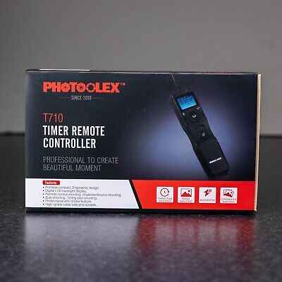 Control remoto temporizador Photoolex T710, nuevo, artículo sin usar sin signos de desgaste