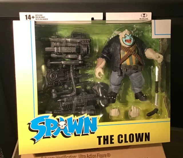 McFarlane SPAWN - The CLOWN DELUXE BOX - Action Figure In Stock Mip!
