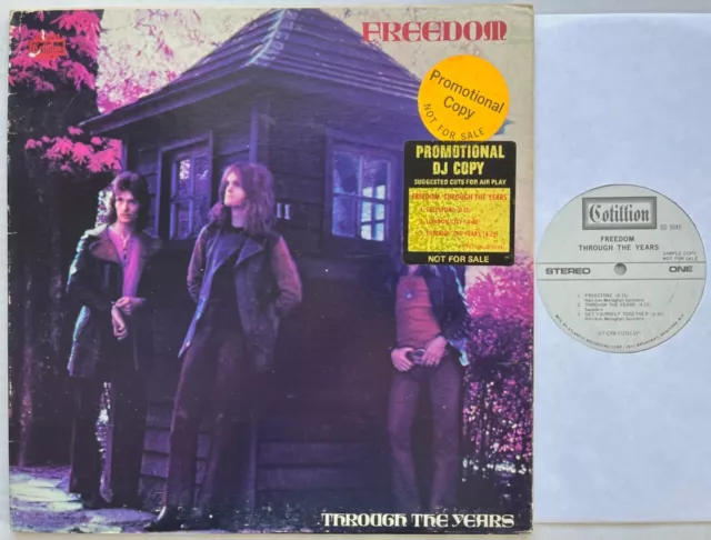 Freedom Through The Ans 1971 US Org Cotillon White Label Promo LP Psych Prog