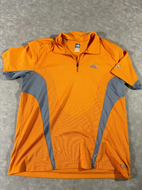 The North Face Mens Vaporwick Sun Mountain Quarter Zip Athletic Shirt Large