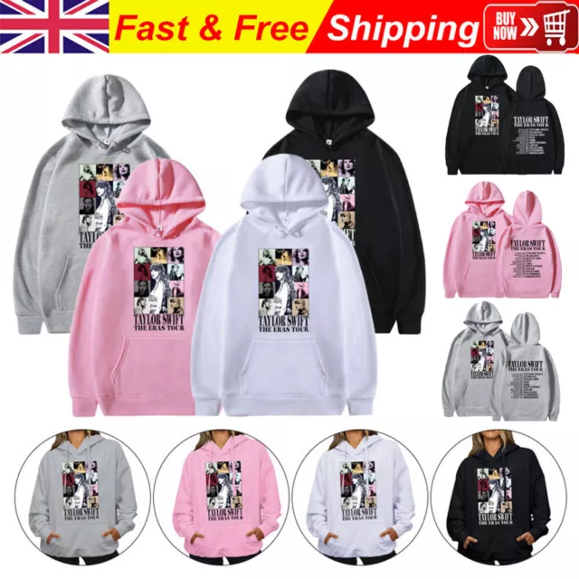 Women Hooded Sweatshirt Pullover Tops Crewneck Hoodies Casual Loose Shirt-Blouse