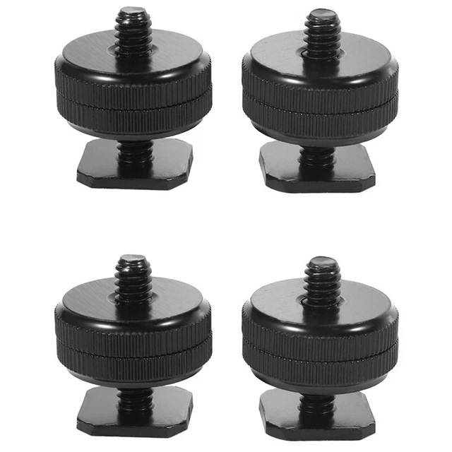 1/4 -20 Adaptador Trípode Tornillo para Cámara SLR (4 Paquetes) Q9G9