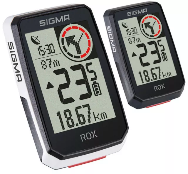 Sigma GPS Bike Computer ROX 2.0 Top Mount Fahrradcomputer E-Bike Ready Komoot