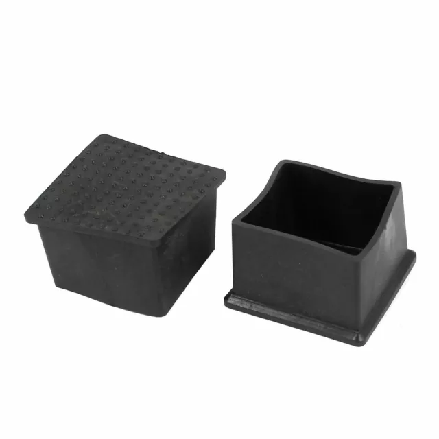 Carré en caoutchouc pour pieds de meubles Protège-support 45 mm x 45 mm-Lot de 2