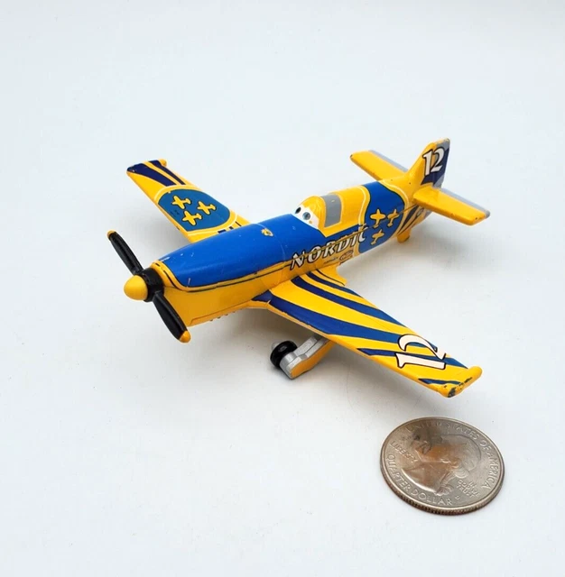 DISNEY PIXAR PLANES Bravo Fighter Jet Diecast Metal 1:55 Scale