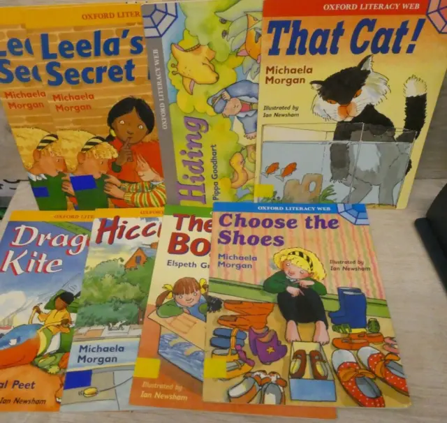 bundle of oxford literacy web books bundle mixed stage vintage ex school books