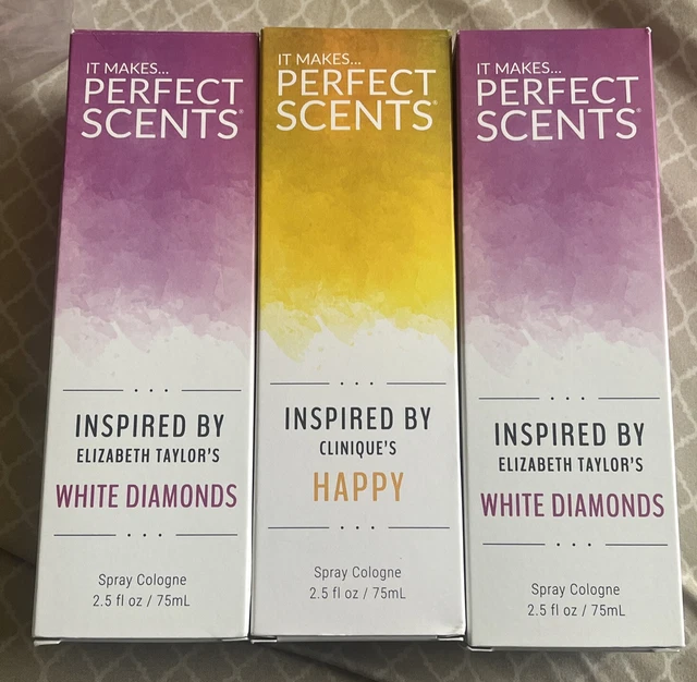 Lot Of 3 Perfect Scents Fragrances Inspired by Elizabeth Taylor's White Diamonds Lot Of 3 Perfect Scents Fragrances Inspired by Elizabeth Taylor's White Diamonds