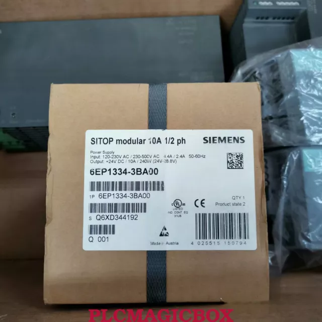 New Siemens 6EP1334-3BA00 Power Supply Module 6EP1 334-3BA00 Expedited Shipping