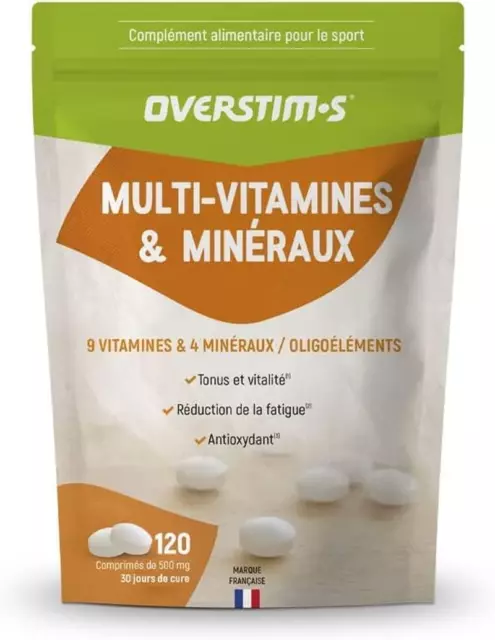 Overstims – Multivitamines Et Minéraux (120 Comprimés) – Préparation Intensive - 2