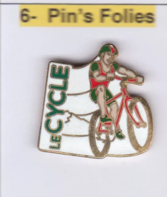 Pinsfolies *** Pin's Badge ++ Sports Media cyclisme cycling velo Le Cycle en EGF