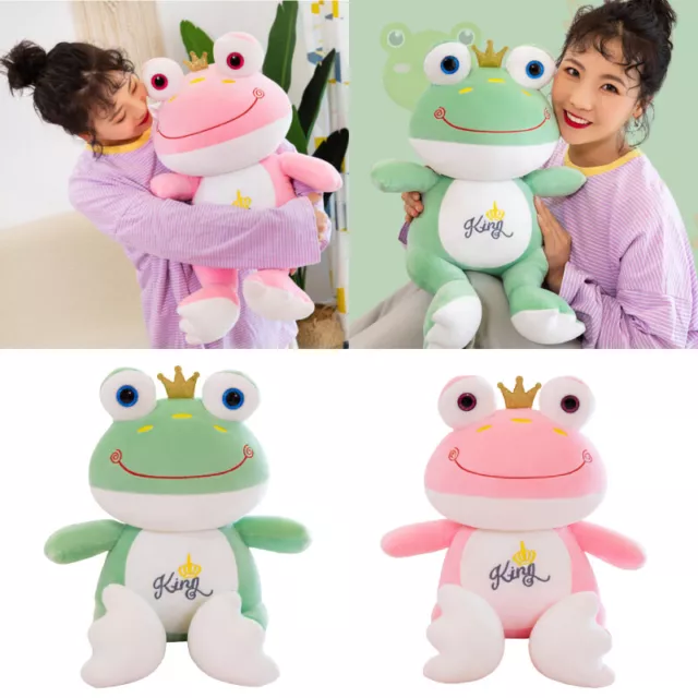 Huggable Frog Plush Toy Texture Perfect For Decoration And Imaginative Play