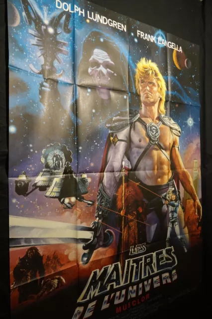 LES MAITRES DE L'UNIVERS musclor ! dolph lundgren affiche cinema