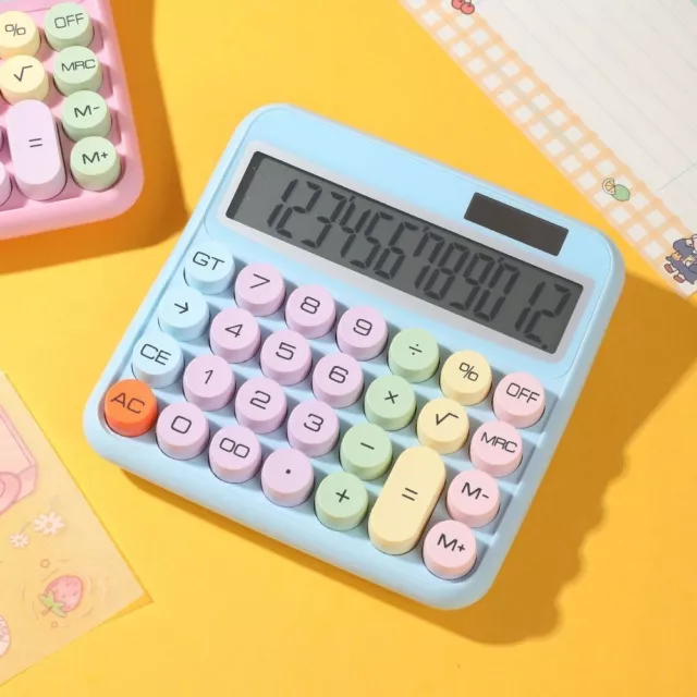 Candy Color Students Calculator Silent Electronic Calculator  For Home Office