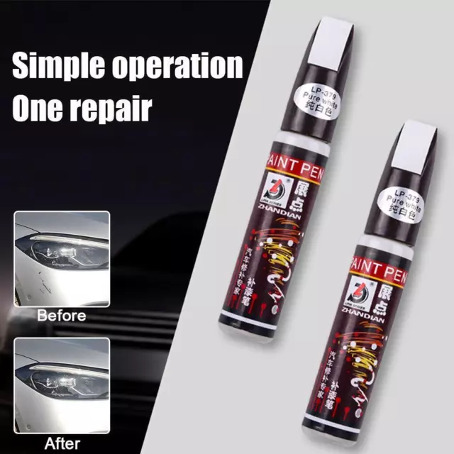 Car Paint Repair Pen White Clear Scratch Remover Up Auto Accessories'' Pen  E0J5 3