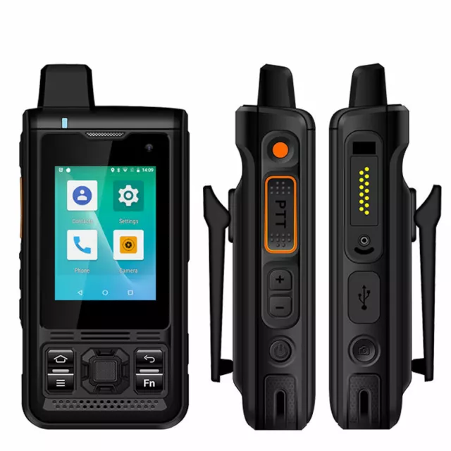 4G LTE Android 8.1 Rugged Waterproof Smartphone Zello Walkie Talkie Radio 2-Way