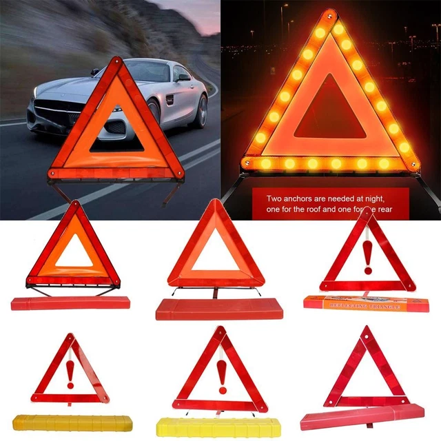 Tablero reflectante triangular estándar de la UE advertencia de avería seguridad vial