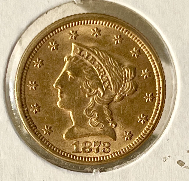 1873 2.5 Dollar Gold Liberty Eagle