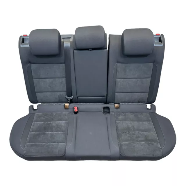 Banqueta Trasera Del Asiento Banco Alcantara Tela VW Golf 6 5K Titanio Negro XT