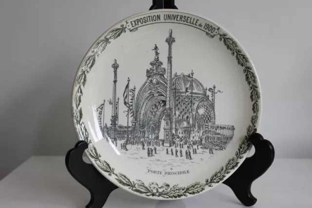 French Universal exhibition Paris 1900 Plate Choisy le Roi Majolica exposition 5