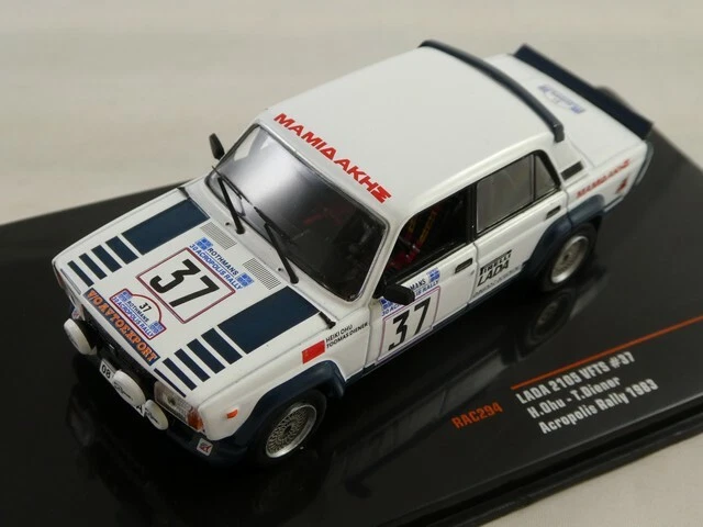 Modèle Réduit LADA 2105 VFTS Rallye Acropole 1983 - IXO 1/43 Neuf En Boîte